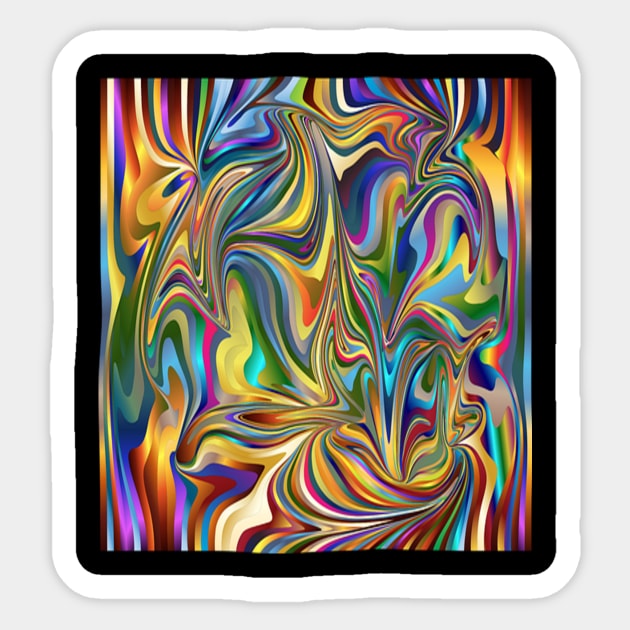 Abstract Background Sticker by Stylebydesign